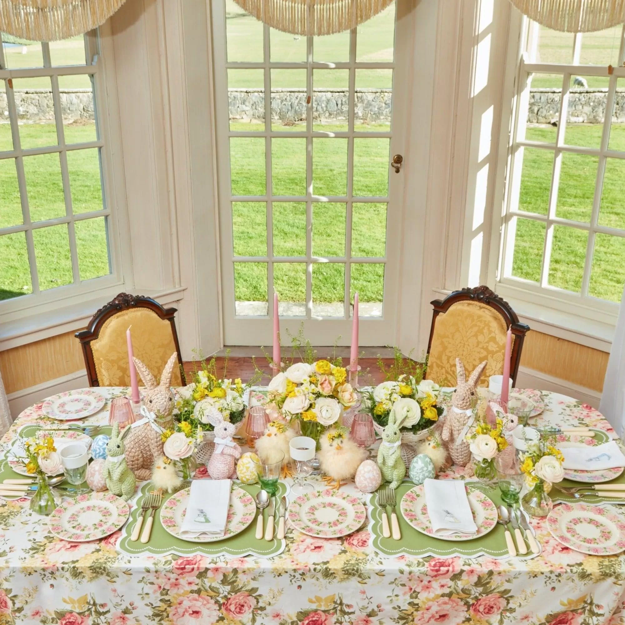 Shop Assorted White Linen Rabbit Napkins (Set Of 4) Napkins