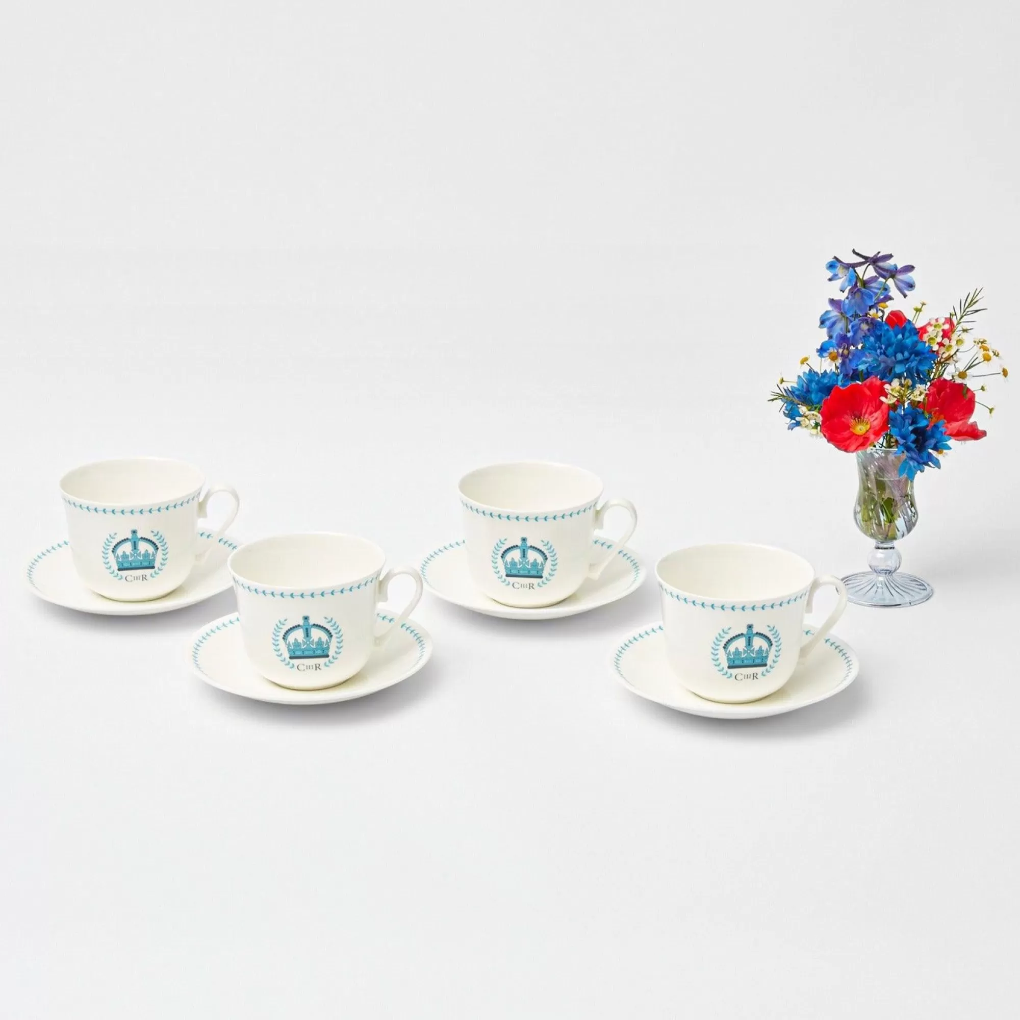 Shop Coronation Breakfast Cup & Saucer (Set Of 4) Crockery Sets